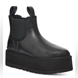 Ugg Neumel Platform Chelsea Boot Black Size 7M
